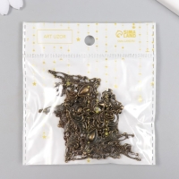 Уголок металл "Узорный" (набор 10 шт.) 4х4 см Уголок металл "Узорный" (набор 10 шт.) 4х4 см