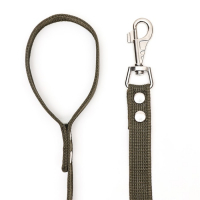 Поводок брезентовый 2 м х 2,5 см, тёмно-зелёный Поводок брезентовый 2 м х 2,5 см, тёмно-зелёный