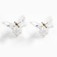 Краб для волос в форме бабочек &laquo;Ты совершенна&raquo;, 2 шт., 4 х 3 х 2.5 см