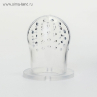 Ниблер &laquo;Вкуснятина&raquo; с силиконовой сеточкой, цвет зелёный