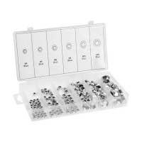 Набор гаек с нейлоновым кольцом ТУНДРА krep, 146 предметов Набор гаек с нейлоновым кольцом ТУНДРА krep, 146 предметов