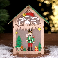 Новогодний декор с подсветкой &laquo;Щелкунчик&raquo; 15 &times; 5,5 &times; 18 см