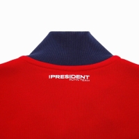 Толстовка на молнии President, размер XXL, цвет красный