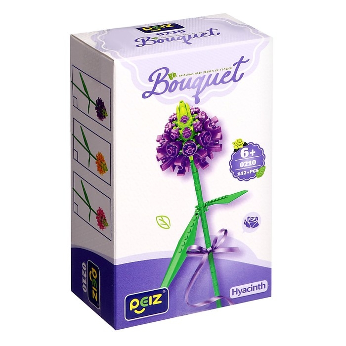 Конструктор Букет &laquo;Гиацинт&raquo;, 142 детали
