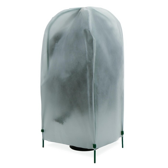 Чехол для укрытия растений, металлический каркас, 80 × 35 см, спанбонд с УФ-стабилизатором, плотность 60 г/м² Чехол для укрытия растений, металлический каркас, 80 × 35 см, спанбонд с УФ-стабилизатором, плотность 60 г/м²