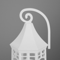 Ночник "Фонарь малый" LED от батареек 3хLR44 белый 6х6х14 см Ночник "Фонарь малый" LED от батареек 3хLR44 белый 6х6х14 см