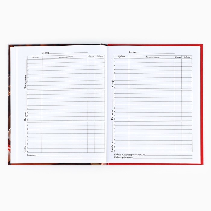 Дневник школьный для 1-11 класса, в твердой обложке, 40 л. &laquo;Пушистик&raquo;