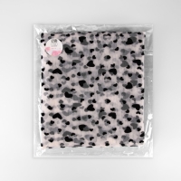 Сетка с флоком &laquo;Сердечки&raquo;, 150 см, 1 &plusmn; 0,2 м, цвет бежевый