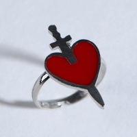 Кольцо на Хэллоуин &laquo;Доброе сердце&raquo;, 2 шт, 5 х 5 см