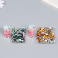 Декор "Градиент розово-кремовый" d=6 мм 10г 200 шт 5х2,5 см МИКС