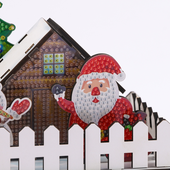 Алмазная вышивка &laquo;Новогодняя композиция&raquo; интерьерный декор