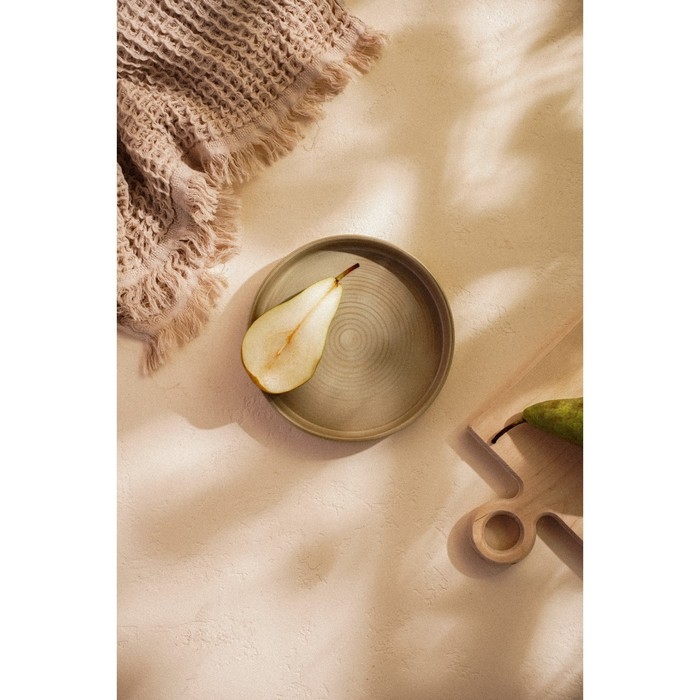 Тарелка обеденная фарфоровая SL Home &laquo;Песчаный бриз&raquo;, d=19 см, цвет бежевый