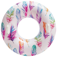 Круг для плавания &laquo;Узоры&raquo;, с ручками, d=97 см, от 9 лет, цвет МИКС, 58263NP INTEX