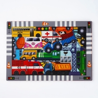 Пазл фигурный &laquo;Город машин&raquo; 16 деталей, 3+
