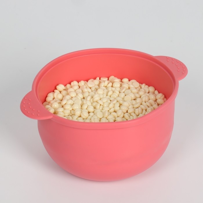 Чаша для воскоплава, d11 &times; 7 &times; 14 см, цвет розовый