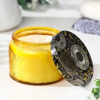 Свеча ароматическая в банке "BORNEO AMBER", 5х7 см, амбра Свеча ароматическая в банке "BORNEO AMBER", 5х7 см, амбра