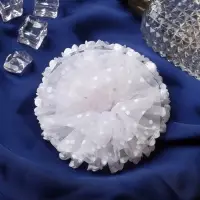 Резинка для волос бант &laquo;Школьница&raquo;, нежность горошек, d=11 см, белая