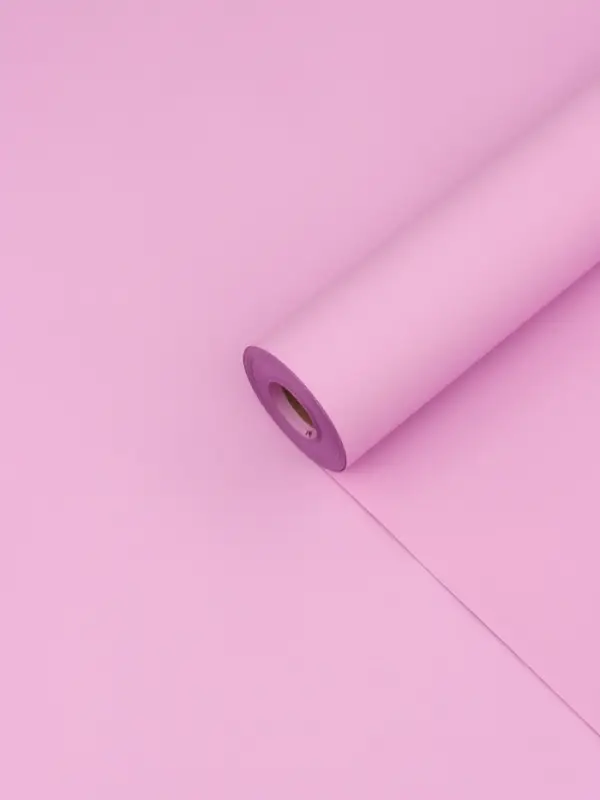 Пленка для цветов тонированная, матовая, розовый с серым, 0,5 х 30 м&plusmn;5%, 65 мкм