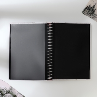 Фотоальбом &laquo;Наша семья&raquo;, 20 магнитных листов, цвет страниц чёрный