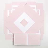 Коробка подарочная для цветов с вазой и PVC окнами складная, упаковка, Follow Your Dreams, 23 х 30 х 23 см Коробка подарочная для цветов с вазой и PVC окнами складная, упаковка, Follow Your Dreams, 23 х 30 х 23 см