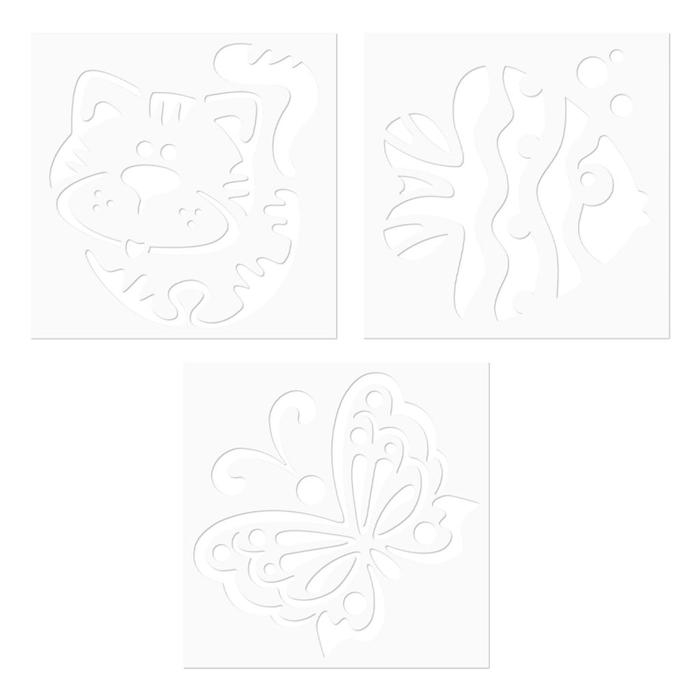 Набор для творчества ErichKrause ArtBerry, фломастеры для ткани 10 цветов + 3 трафарета, линия 1.0-7.0 мм