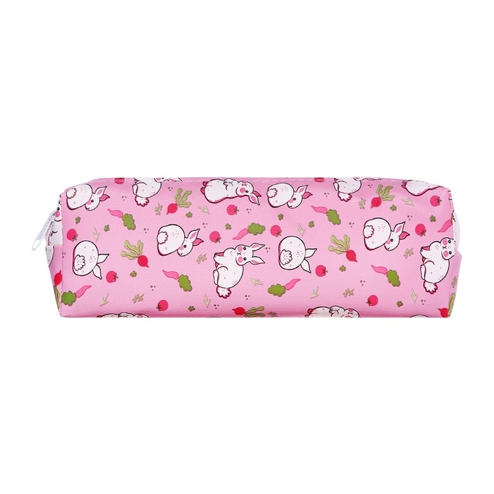 Пенал школьный &laquo;Кролики&raquo;, на молнии, МИКС