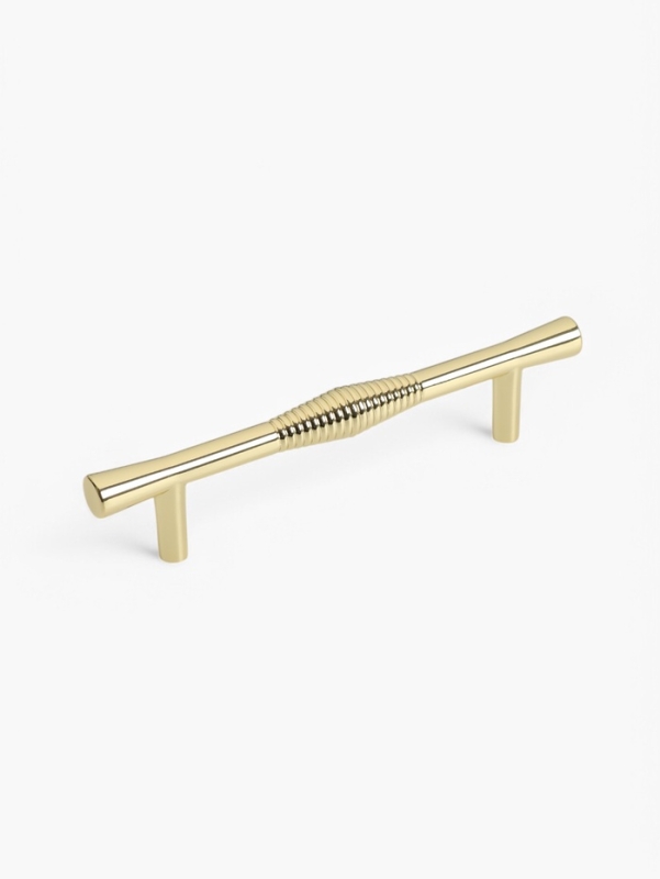 Ручка-скоба CAPPIO Лабиринт, цинк, м/о 96 мм, цвет золото