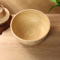 Чаша 24,5х24,5х12 см, бамбук