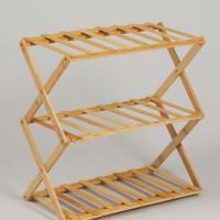 Подставка для цветов Greengo, 3 полки, 50 &times; 25 &times; 46 см, напольная, бамбук