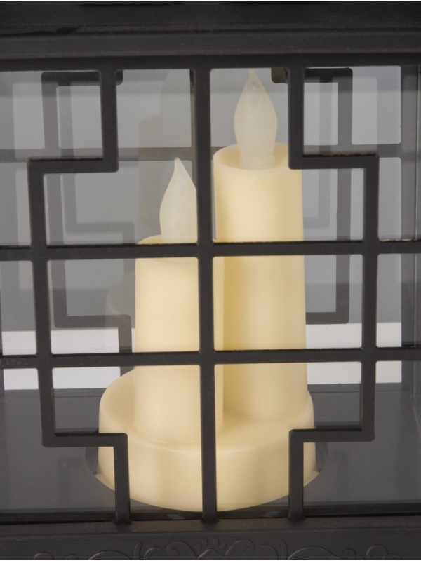 Светодиодная свеча в подсвечнике RISALUX «Дом со свечами», LED-ночник, 1.5 Вт, 3×ААА, 11×18×30 см Светодиодная свеча в подсвечнике RISALUX «Дом со свечами», LED-ночник, 1.5 Вт, 3×ААА, 11×18×30 см