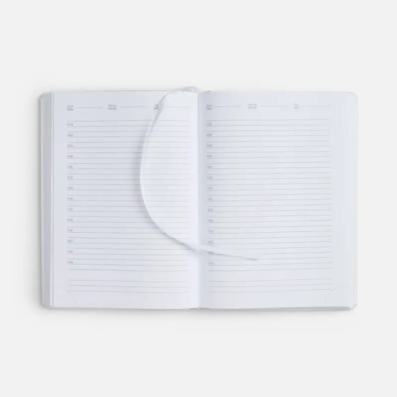 Ежедневник Nebraska, недатированный, белый