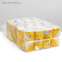 Туалетная бумага "О-ля-ля", 1 слой, без втулки