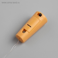 Гирлянда &laquo;Нить&raquo; 2 м роса с пробкой, IP20, серебристая нить, 20 LED, батарейки LR44х3 (в комплекте), свечение фиолетовое