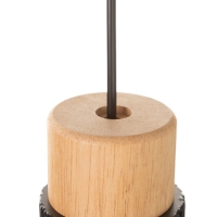 Светильник "Крит" 1х40Вт Е27 черный/коричневый 16х16х40,5(140)см