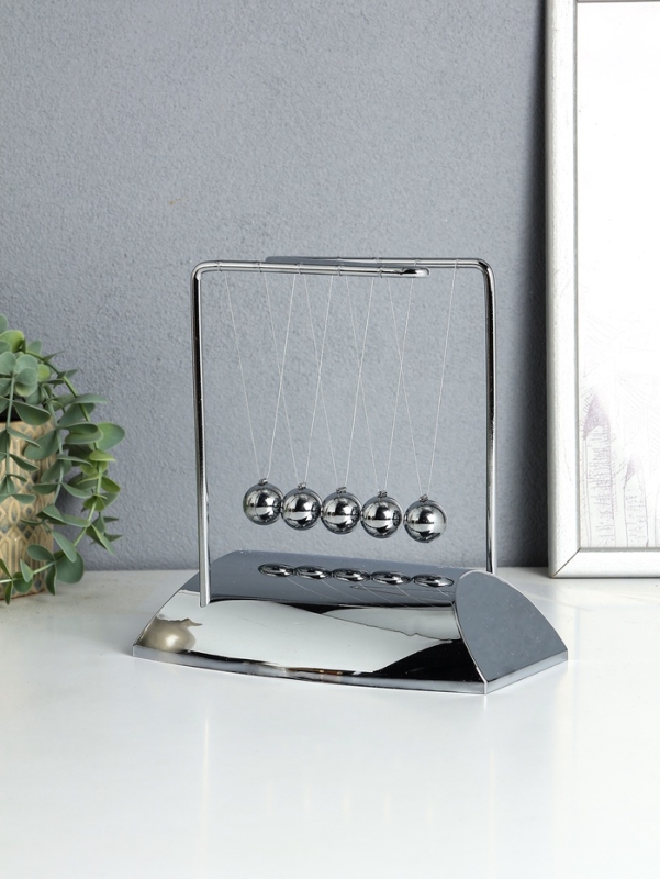 Маятник металл "Хром" 19х19х10 см