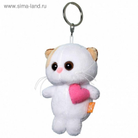 Мягкая игрушка-брелок &laquo;Кошечка Ли Ли брелок с розовым сердцем&raquo;, 12 см