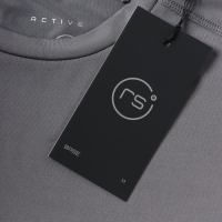 Футболка мужская Resport, р. 46, цвет серый, базовая, со вставками