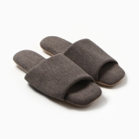 Тапочки женские с открытым носом ECO размер 40-41, коричневый Тапочки женские с открытым носом ECO размер 40-41, коричневый