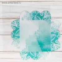 Коробка для печенья, кондитерская упаковка с пластиковой крышкой, &laquo;Твой день&raquo;, 10.5 х 10.5 х 3 см