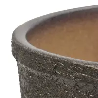 Горшок цветочный с поддоном 7,5 л, керамика "Шагрень" (М)