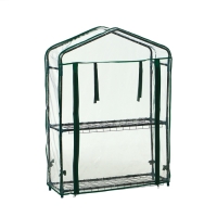 Парник-стеллаж, 2 полки, 93 &times; 22 &times; 69 см, металлический каркас d = 12 мм, чехол плёнка 80 мкм, Greengo