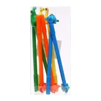 Ручка - прикол гелевая &laquo;Динозавр&raquo;, синий стержень, МИКС