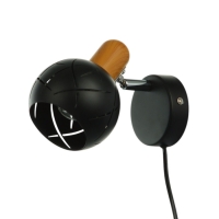 Спот "Алейда" 1хЕ14 40Вт черный 13х13х10 см