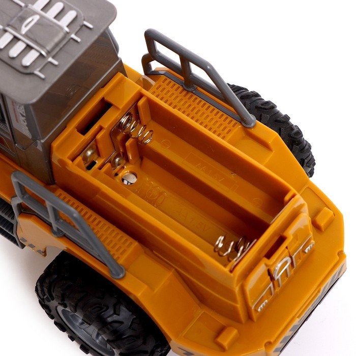 Экскаватор радиоуправляемый &laquo;Стройка&raquo;, работает от батареек