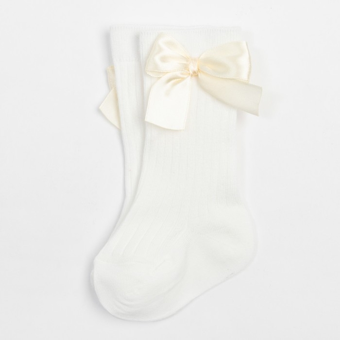Гольфы Крошка Я &laquo;Бантик&raquo; 12-14 см, цвет белый
