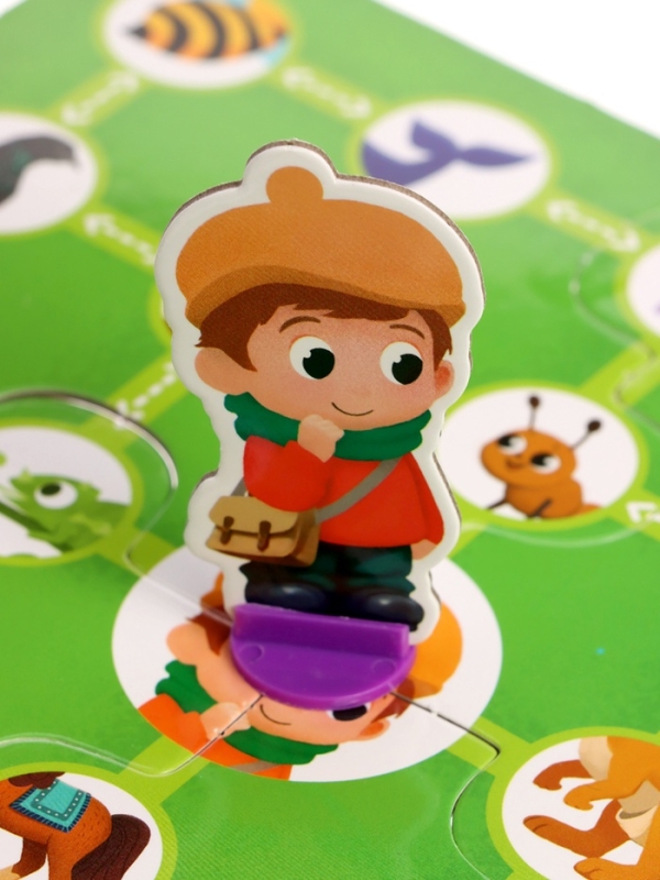 Развивающая игра "Пройди по стрелкам. Изучаем животных"