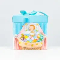 Коробка Самосборная &laquo;Детская&raquo; Мальчикам 15&times;15&times;15 см