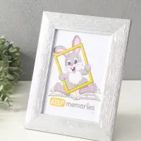 Фоторамка для фото 15х21 см "Luxe Elegance" пластик, серебро, (пластик экран)