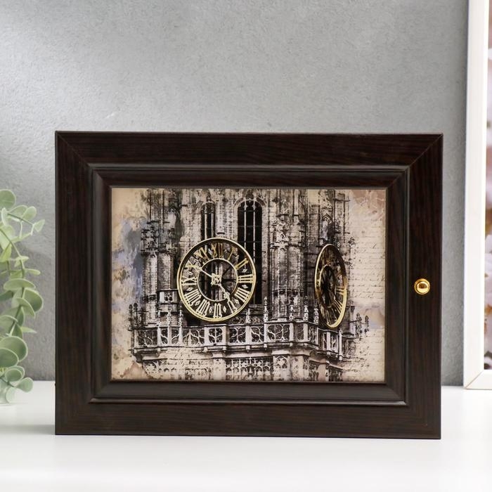 Ключница Ключница "Город 3" венге 19х24 см МИКС