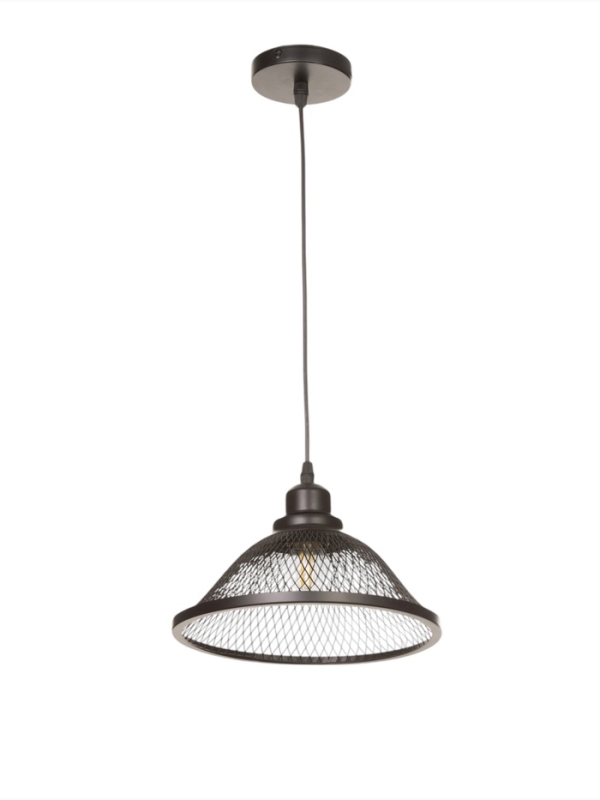 Светильник Robert 1х40Вт Е27 пр-1м черный 24х24х14см